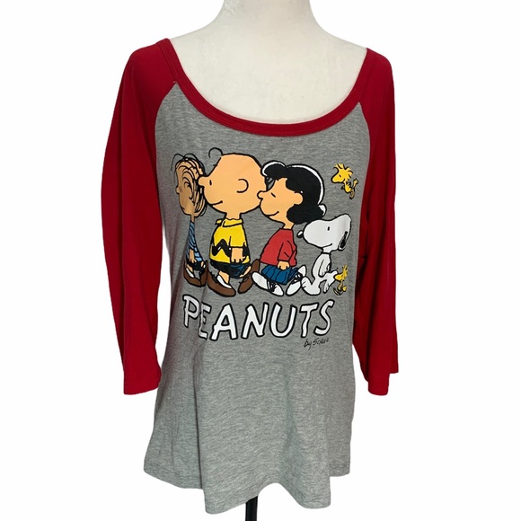 Peanuts Tops - Peanuts by Schultz Tee Graphic Sz XL